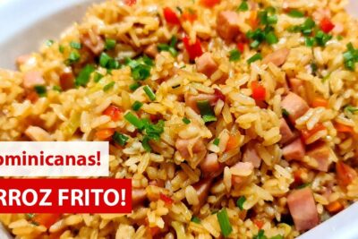 Arroz frito jamón
