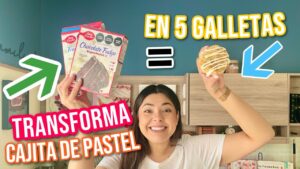 Chocolate m y m galletas de mezcla para pastel