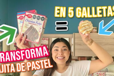 Chocolate m y m galletas de mezcla para pastel