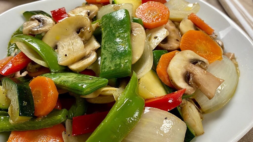 Guarniciones de verduras para bistec