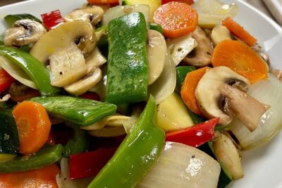 Guarniciones de verduras para bistec