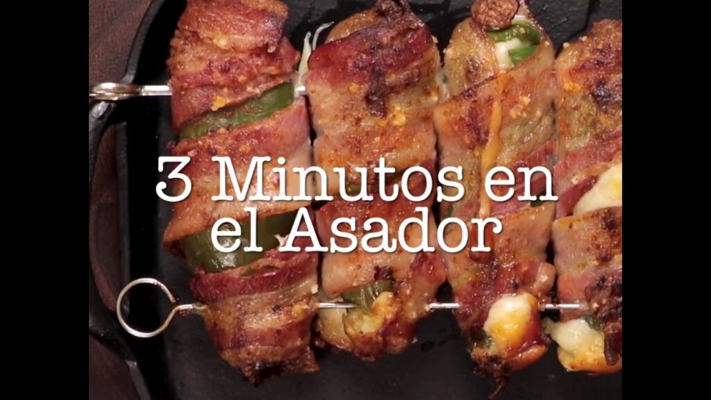 Queso asado con tocino
