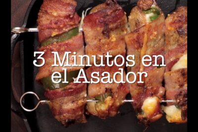 Queso asado con tocino