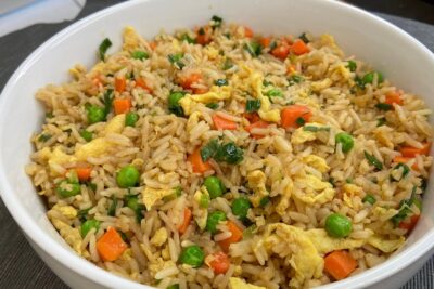 Receta de arroz frito Panda Express
