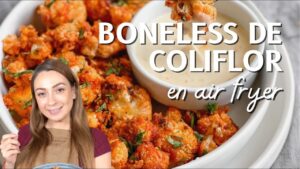 freidora de aire de coliflor picante