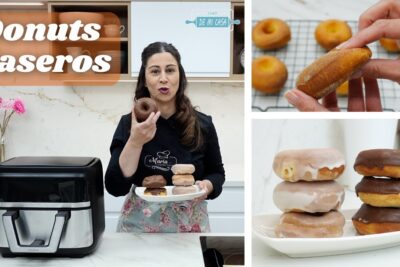 freidora de aire de donas de halloween