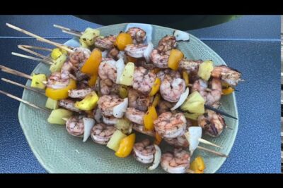 Receta de camarones Jerk
