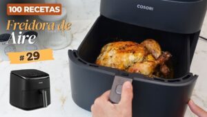 pollo caliente freidora de aire