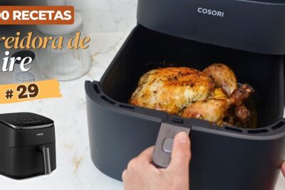 pollo caliente freidora de aire