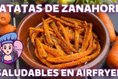 zanahorias fritas al aire